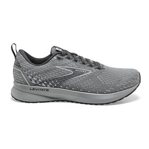 Brooks Levitate 5 Womens Road Running Shoes Grey/Black | USA-ZOJ297346